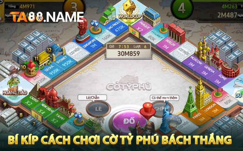 Bí kíp cách chơi cờ tỷ phú bách thắng bạn nên biết